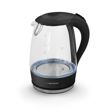 Czajnik szklany Esperanza "Salto angel" 1,7L czarny