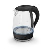 Czajnik szklany Esperanza "Salto angel" 1,7L czarny