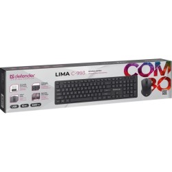 Zestaw bezprzewodowy Defender LIMA C-993 (klawiatura+mysz)