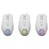 Mysz bezprzewodowa Defender GLORY GM-514 optyczna 3200dpi biała RGB AKUMULATOR 7 przycisków Gaming