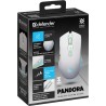 Mysz bezprzewodowa Defender PANDORA GM-502 optyczna 3200dpi biała RGB AKUMULATOR 7 przycisków Gaming bezklikowa silent