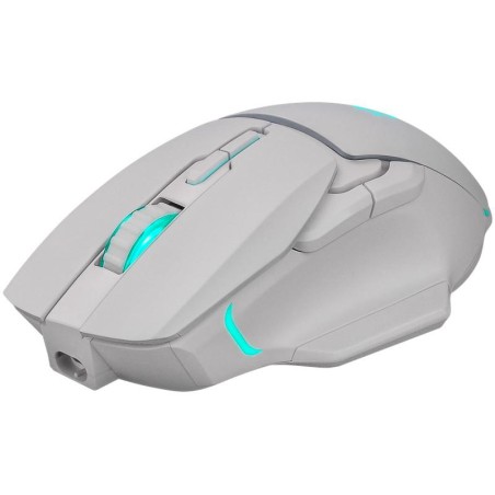 Mysz bezprzewodowa Defender STIX GM-009 optyczna 3200dpi biała RGB AKUMULATOR 7 przycisków Gaming bezklikowa silent