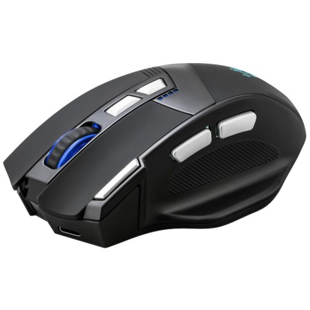 Mysz bezprzewodowa Defender KNIGHT GM-885 optyczna 3200dpi czarna RGB AKUMULATOR 7 przycisków Gaming bezklikowa silent