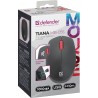 Mysz bezprzewodowa Defender TIANA MB-055 optyczna bezklikowa silent 1000dpi 3P czarna