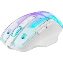 Mysz bezprzewodowa Defender ASTRO ELITE GM-056 optyczna 3200dpi biała RGB AKUMULATOR 7 przycisków Gaming