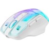 Mysz bezprzewodowa Defender ASTRO ELITE GM-056 optyczna 3200dpi biała RGB AKUMULATOR 7 przycisków Gaming