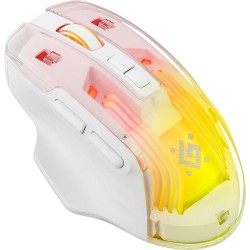 Mysz bezprzewodowa Defender ASTRO ELITE GM-056 optyczna 3200dpi biała RGB AKUMULATOR 7 przycisków Gaming