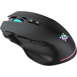 Mysz bezprzewodowa Defender THUNDER GM-213 optyczna 1600dpi czarna RGB AKUMULATOR 8 przycisków Gaming