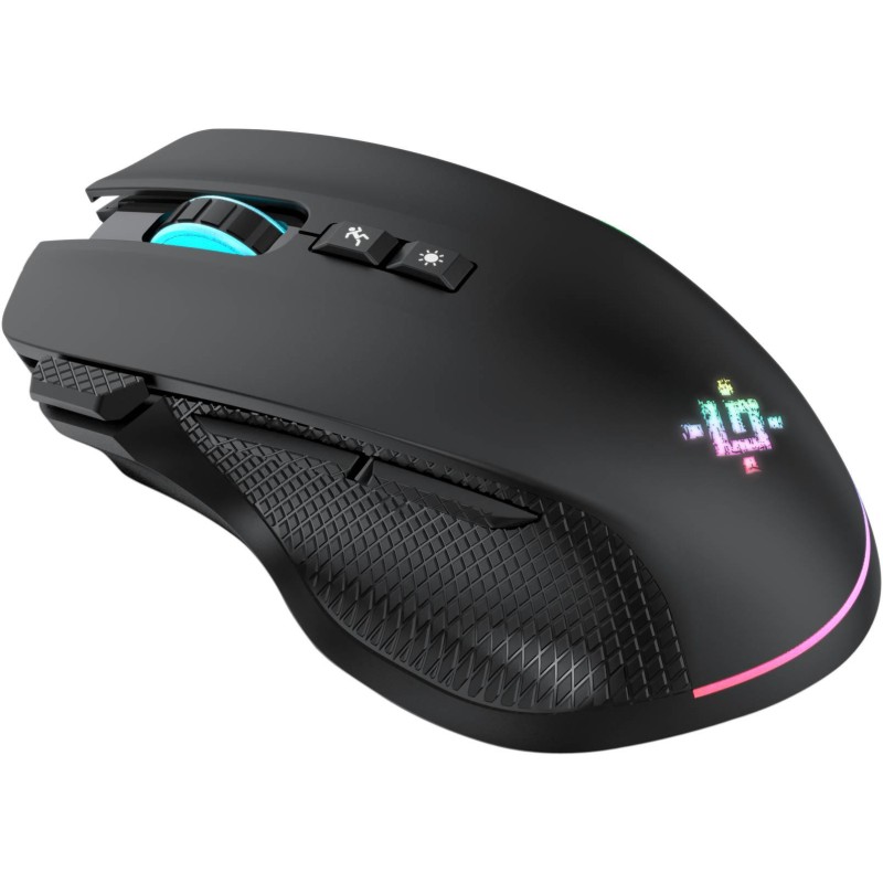 Mysz bezprzewodowa Defender THUNDER GM-213 optyczna 1600dpi czarna RGB AKUMULATOR 8 przycisków Gaming