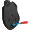 Mysz bezprzewodowa Defender THUNDER GM-213 optyczna 1600dpi czarna RGB AKUMULATOR 8 przycisków Gaming