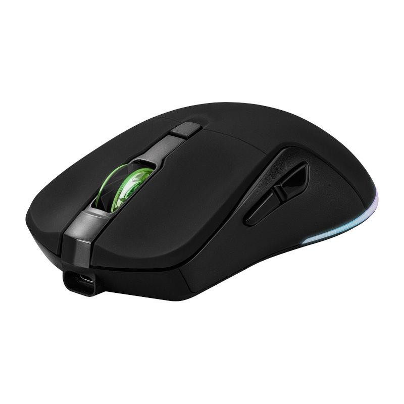 Mysz bezprzewodowa Defender DEMON GM-534 optyczna 3200dpi czarna RGB AKUMULATOR 6 przycisków Gaming