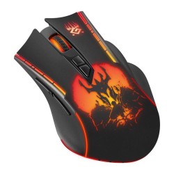 Mysz bezprzewodowa Defender KRONOS GM-695 optyczna 1600dpi czarna RGB AKUMULATOR 6 przycisków Gaming