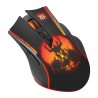 Mysz bezprzewodowa Defender KRONOS GM-695 optyczna 1600dpi czarna RGB AKUMULATOR 6 przycisków Gaming