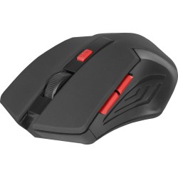 Mysz bezprzewodowa Defender ACCURA MM-275 optyczna 1600dpi 6P czarno-czerwona