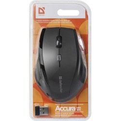 Mysz bezprzewodowa Defender ACCURA MM-365 optyczna 1600dpi 6P czarna