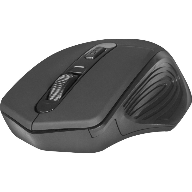 Mysz bezprzewodowa Defender DATUM MB-345 optyczna 1600dpi 4P czarna