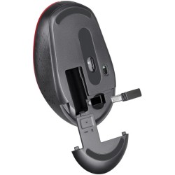 Mysz bezprzewodowa Defender AURIS MB-027 optyczna bezklikowa silent 1600dpi czerwona