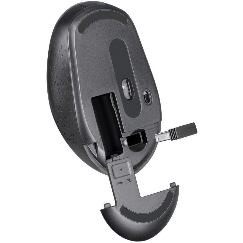 Mysz bezprzewodowa Defender AURIS MB-027 optyczna bezklikowa silent 1600dpi szara