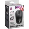 Mysz bezprzewodowa Defender WAVE MM-995 optyczna bezklikowa silent 1600dpi czarna