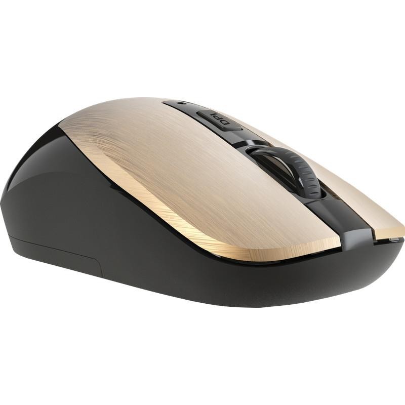 Mysz bezprzewodowa Defender WAVE MM-995 optyczna bezklikowa silent 1600dpi złota