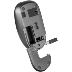 Mysz bezprzewodowa Defender WAVE MM-995 optyczna bezklikowa silent 1600dpi srebrna