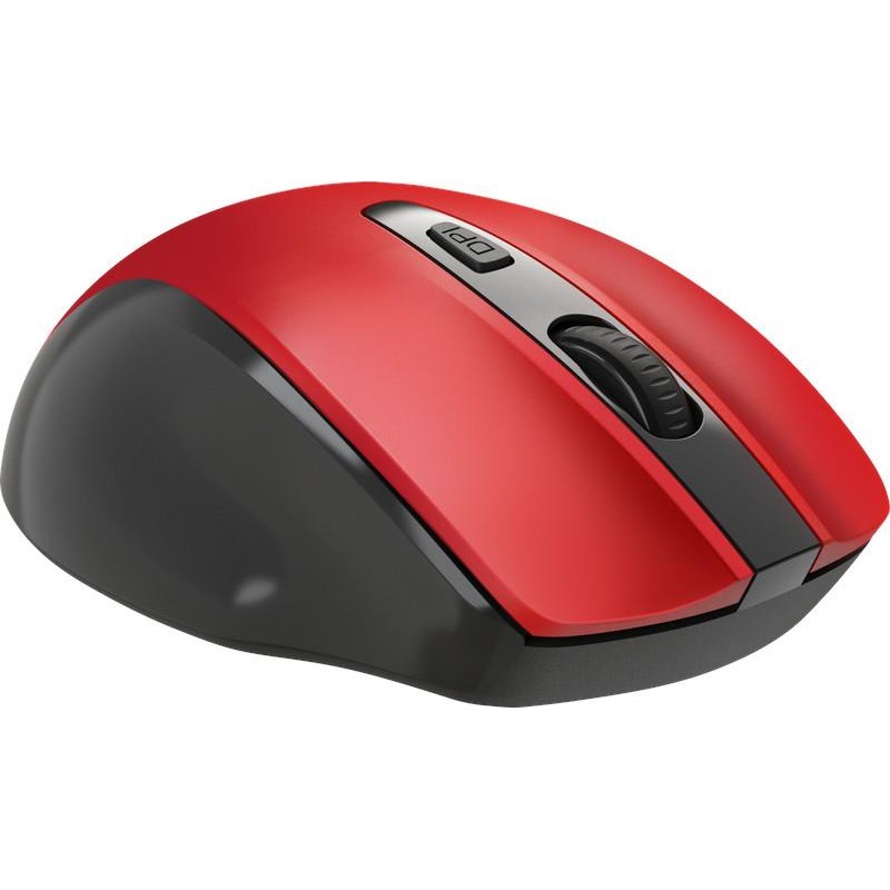 Mysz bezprzewodowa Defender PRIME MB-053 optyczna bezklikowa silent 1600dpi czerwona