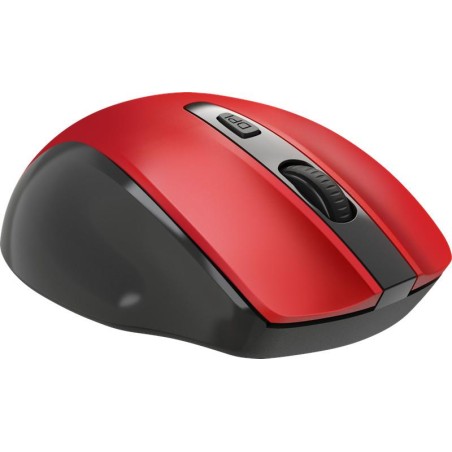 Mysz bezprzewodowa Defender PRIME MB-053 optyczna bezklikowa silent 1600dpi czerwona