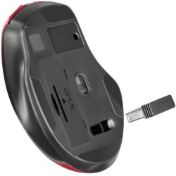 Mysz bezprzewodowa Defender PRIME MB-053 optyczna bezklikowa silent 1600dpi czerwona
