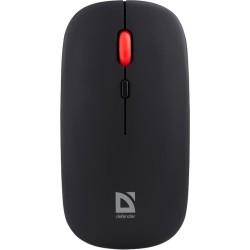 Mysz bezprzewodowa Defender VITRUAL MB-635 optyczna 1600dpi 2.4 GHz + Bluetooth czarna AKUMULATOR bezklikowa silent