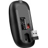 Mysz bezprzewodowa Defender TOUCH MM-997 optyczna 1600dpi 2.4 GHz + Bluetooth czarna RGB AKUMULATOR bezklikowa silent