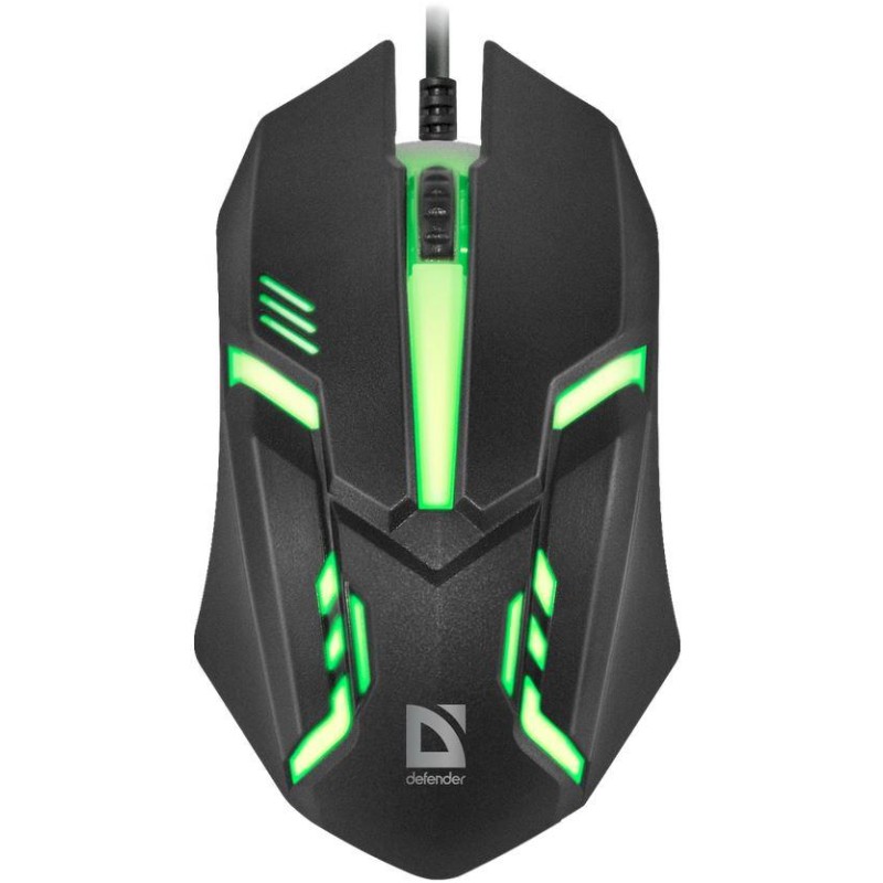 Mysz przewodowa Defender CYBER MB-560L 1200dpi 3P czarna