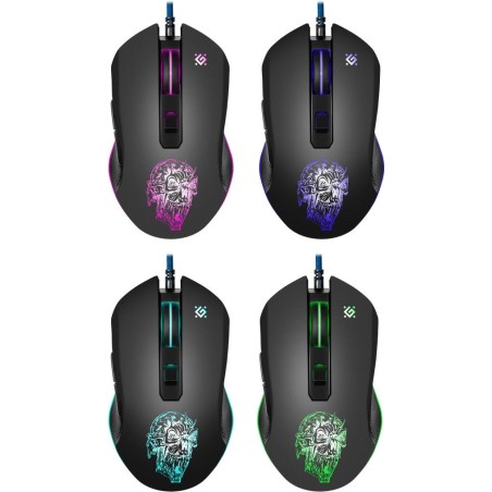 Mysz przewodowa Defender SLEIPNIR GM-927 12800dpi 6P + podkładka Gaming + GRA