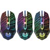 Mysz przewodowa Defender Dark Agent GM-590L 12800dpi 6P + podkładka Gaming + GRA