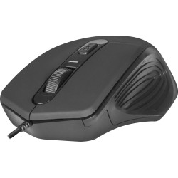 Mysz przewodowa Defender DATUM MB-347 optyczna 1600dpi 4P czarna