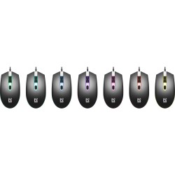 Mysz przewodowa Defender DOT MB-986 1600dpi 4P podświetlana LED backlight