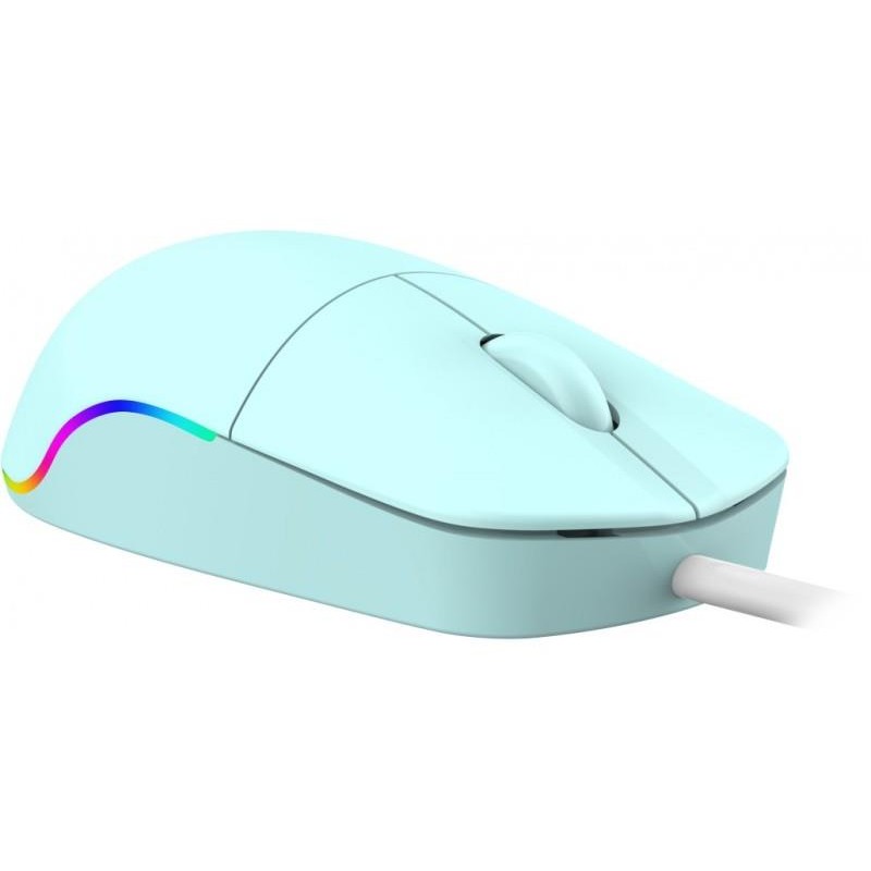 Mysz przewodowa Defender AZORA MB-241 OPTICAL 1200dpi 3P turkus kabel 1.8 m