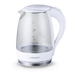 Czajnik szklany Esperanza "Salto angel" 1,7L biały