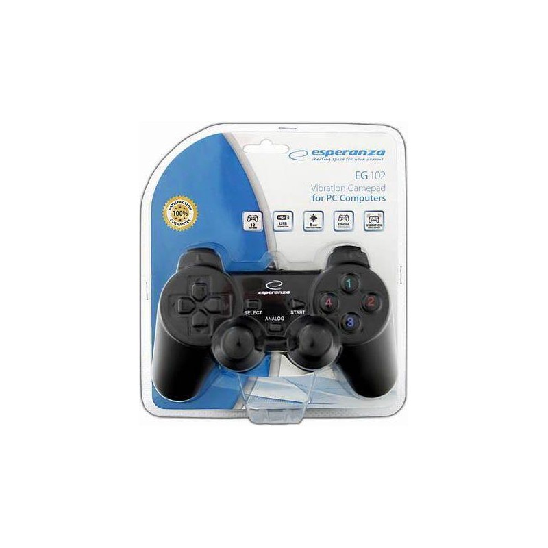 Gamepad / kontroler Esperanza Vibration EG102 Warrior