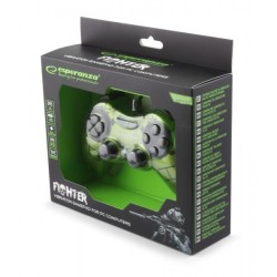 Gamepad PC USB Esperanza "Fighter" zielony