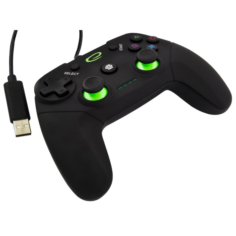 Gamepad PS3/PC USB Esperanza "Vanquisher" czarny