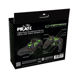 Gamepad Esperanza EGG114K PC/XBOX ONE/XBOX Series X/S USB Pirate czarny