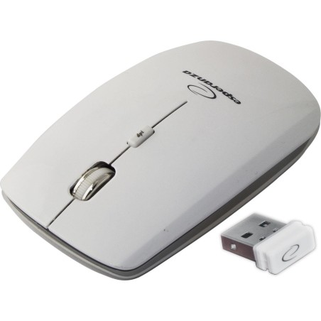 Mysz bezprzewodowa Esperanza SATURN EM120W optyczna biała