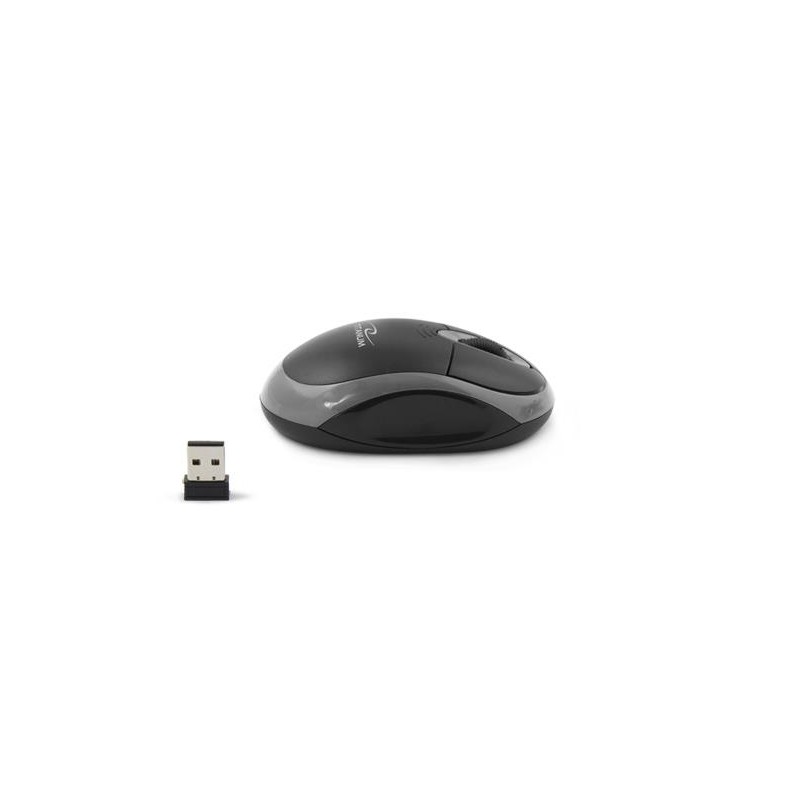 Mysz bezprzewodowa Titanum 3D Vulture optyczna 2.4 GHz czarno-szara