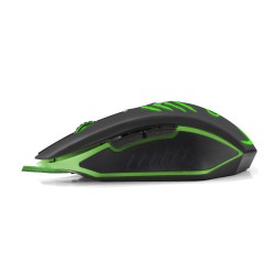 Mysz przewodowa Esperanza MX209 Claw optyczna Gaming 6D USB czarno-zielona