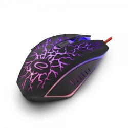 Mysz przewodowa Esperanza MX211 Lightning optyczna Gaming 6D USB czarna