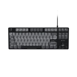 Klawiatura dla graczy gamingowa Fury Kanabo K2 US białe podświetlenie mechaniczna czarno-szara