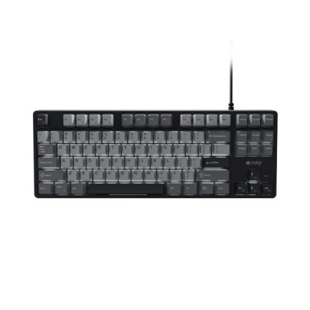 Klawiatura dla graczy gamingowa Fury Kanabo K2 US białe podświetlenie mechaniczna czarno-szara