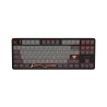 Klawiatura dla graczy Fury Kanabo K6 US podświetlenie RGB magnetyczna czarno-szara