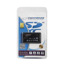 Uniwersalny czytnik Kart Pamięci Esperanza EA119 USB 2.0