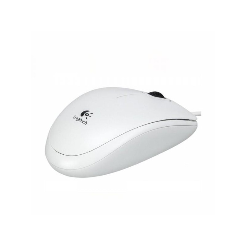 Mysz przewodowa Logitech B100 optyczna biała